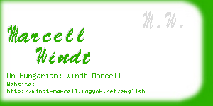 marcell windt business card